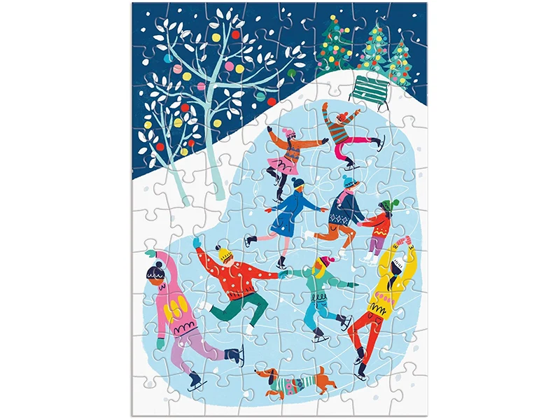 Calendrier de l'avent puzzle - 12 puzzles de Noël