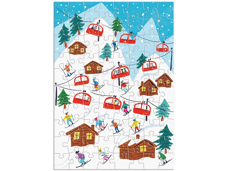Calendrier de l'avent puzzle - 12 puzzles de Noël