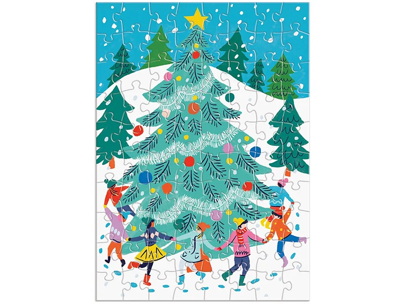 Calendrier de l'avent puzzle - 12 puzzles de Noël