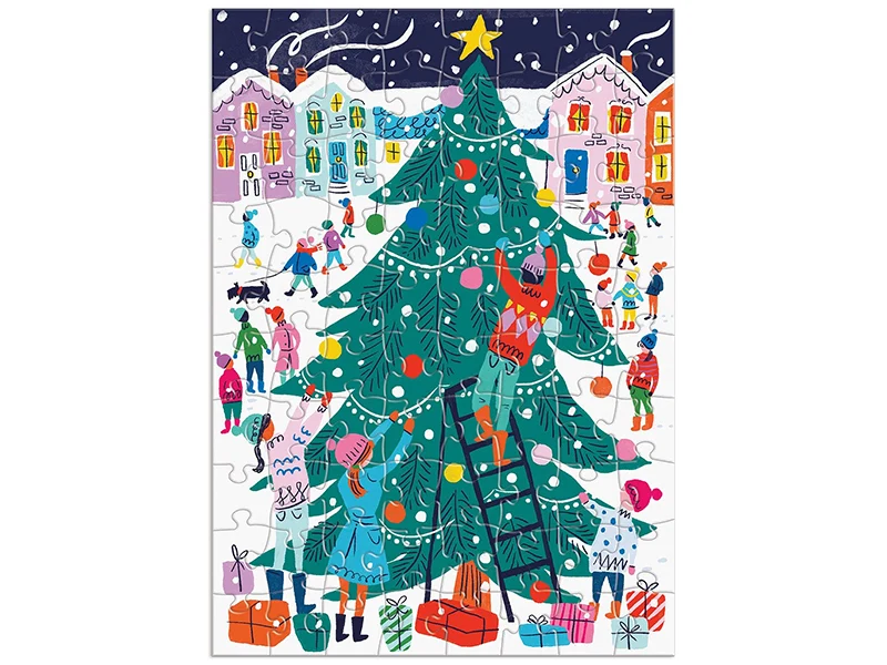 Calendrier de l'avent puzzle - 12 puzzles de Noël