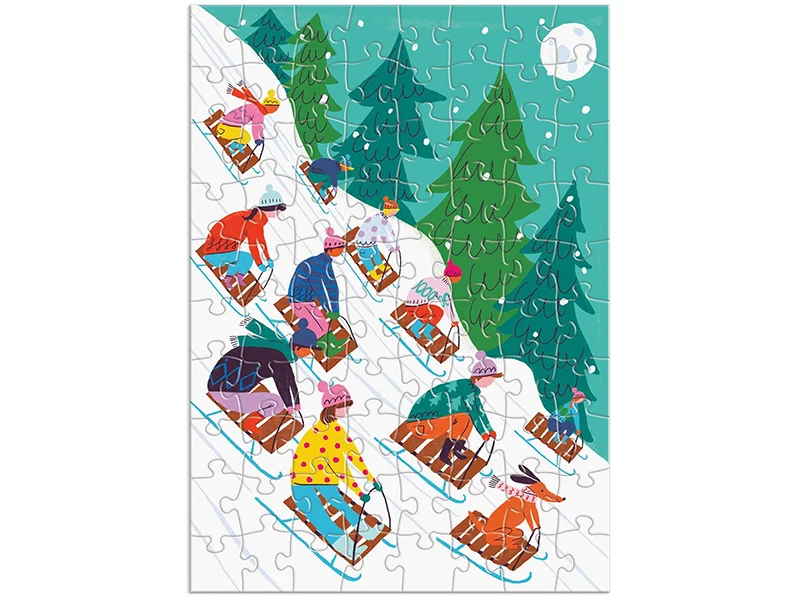 Calendrier de l'avent puzzle - 12 puzzles de Noël