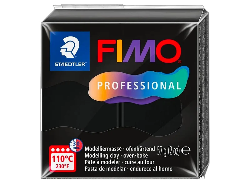 Pâte Fimo Pro Noir Pâte polymère 57g - 8040-9