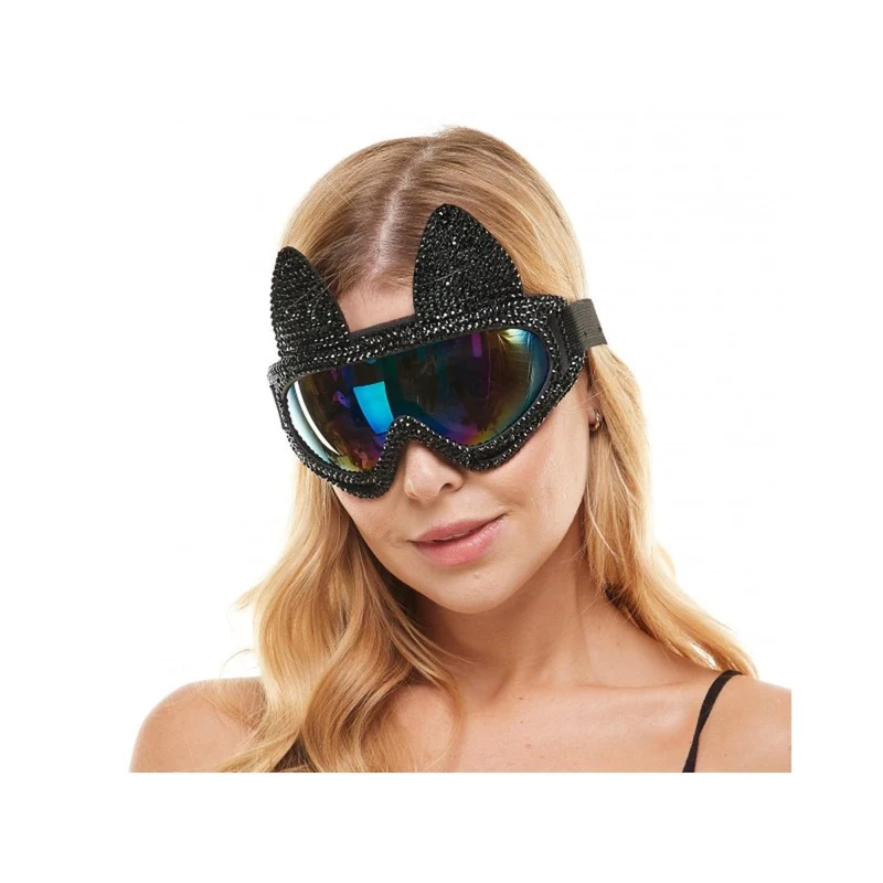 Cat Style Sunglasses with Diamond