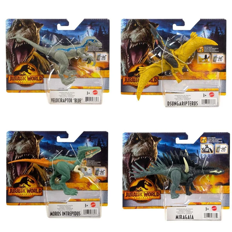 Jurassic World Dinosaur Figure, 7 in, Assortment, 1 Count