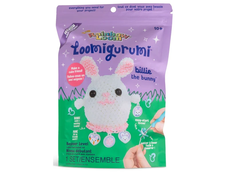 Kit Crochet Loomigurumi Lapin Billie - Rainbow Loom