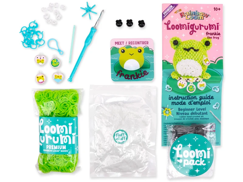 Kit Crochet Loomigurumi Grenouille - Rainbow Loom