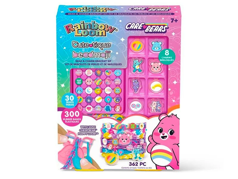 Coffret creation bijoux perles et breloques Beadmoji - Care Bears
