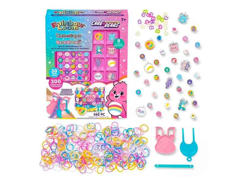Coffret creation bijoux perles et breloques Beadmoji - Care Bears