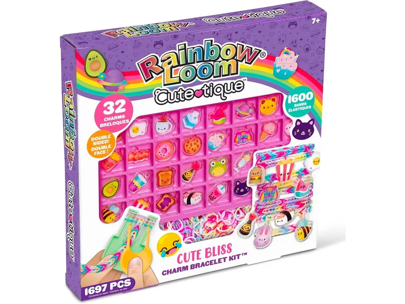 Coffret creation bracelet Kit Cutetique - Carebears Rainbow