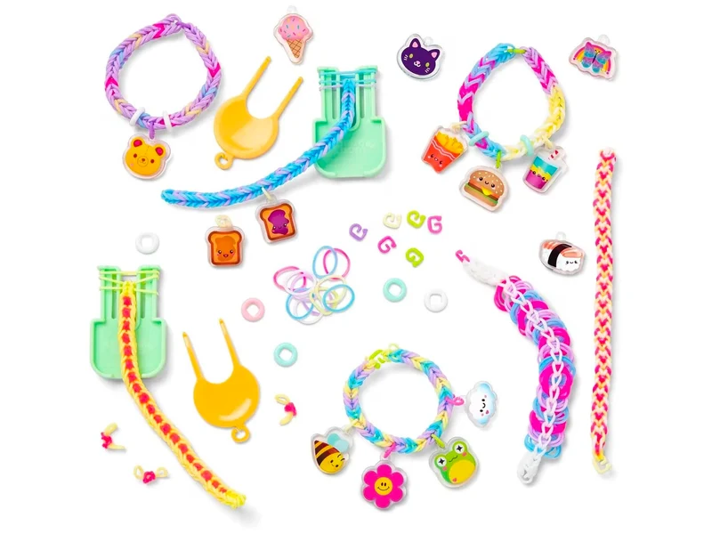 Coffret creation bracelet Kit Cutetique - Carebears Rainbow