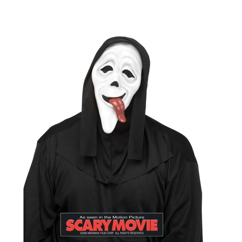 Scary Movie Wass-Up Mask with Shroud