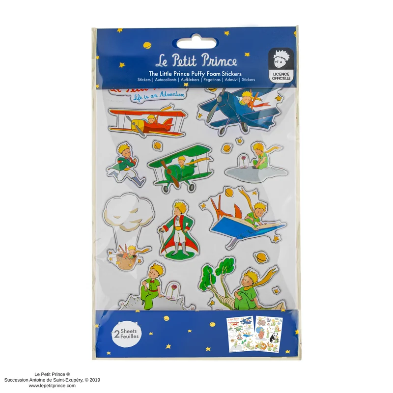 The Little Prince Puffy Stickers