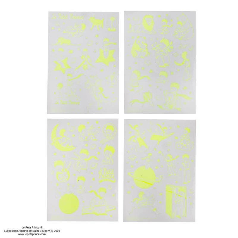 The Little Prince Glow-in-the-dark Stickers