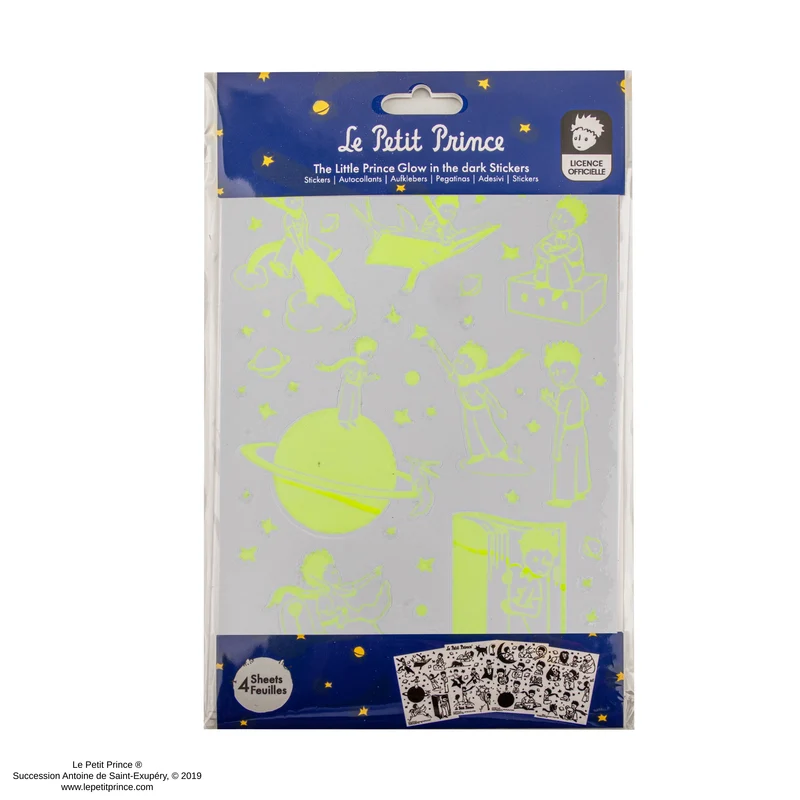 The Little Prince Glow-in-the-dark Stickers