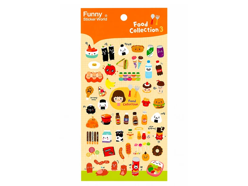 Stickers World Funny - Food Collection