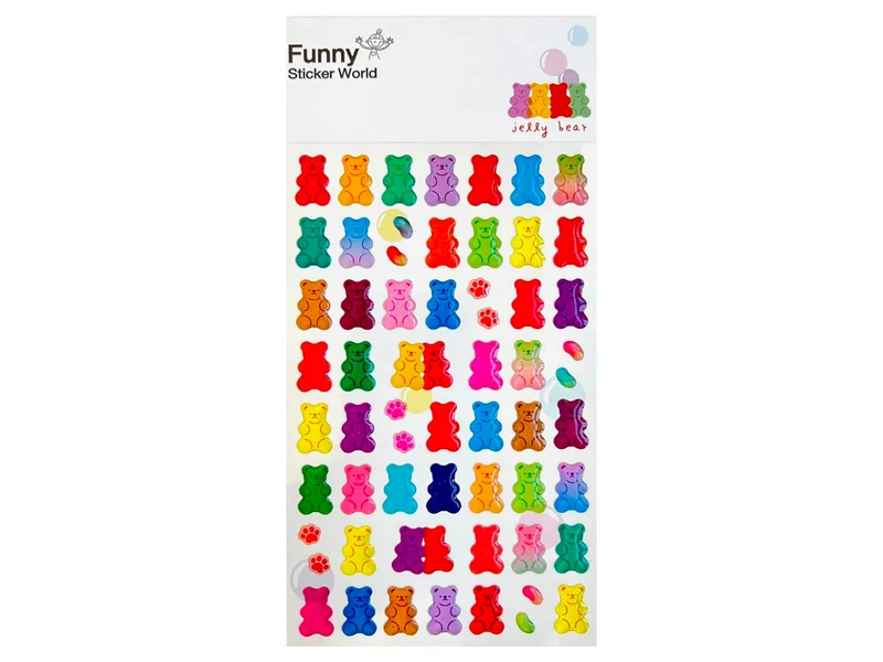 Stickers World Funny - Jelly Bear