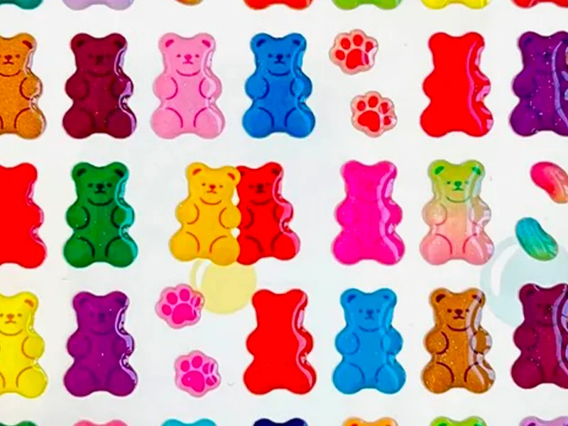 Stickers World Funny - Jelly Bear