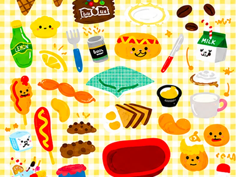 Stickers World Funny - Dessert Box