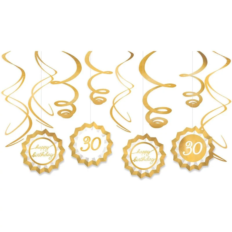 Golden Age Birthday, 30th Decorating Kit