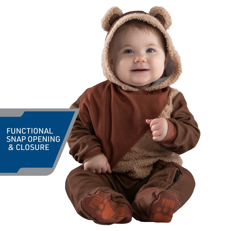 Disney Star Wars Ewok Costume for Babies, Brown Jumper