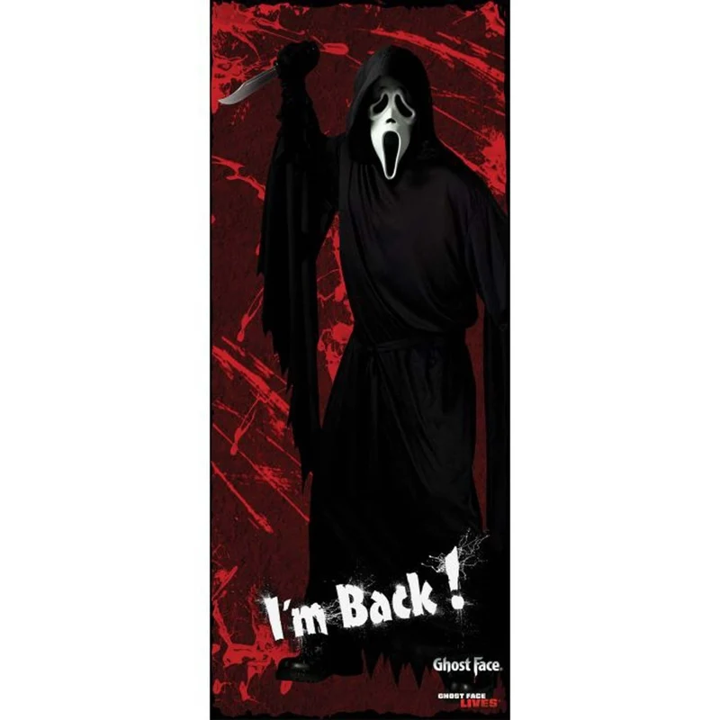 Creepy Look Door Cover, Assortment, 1 Count