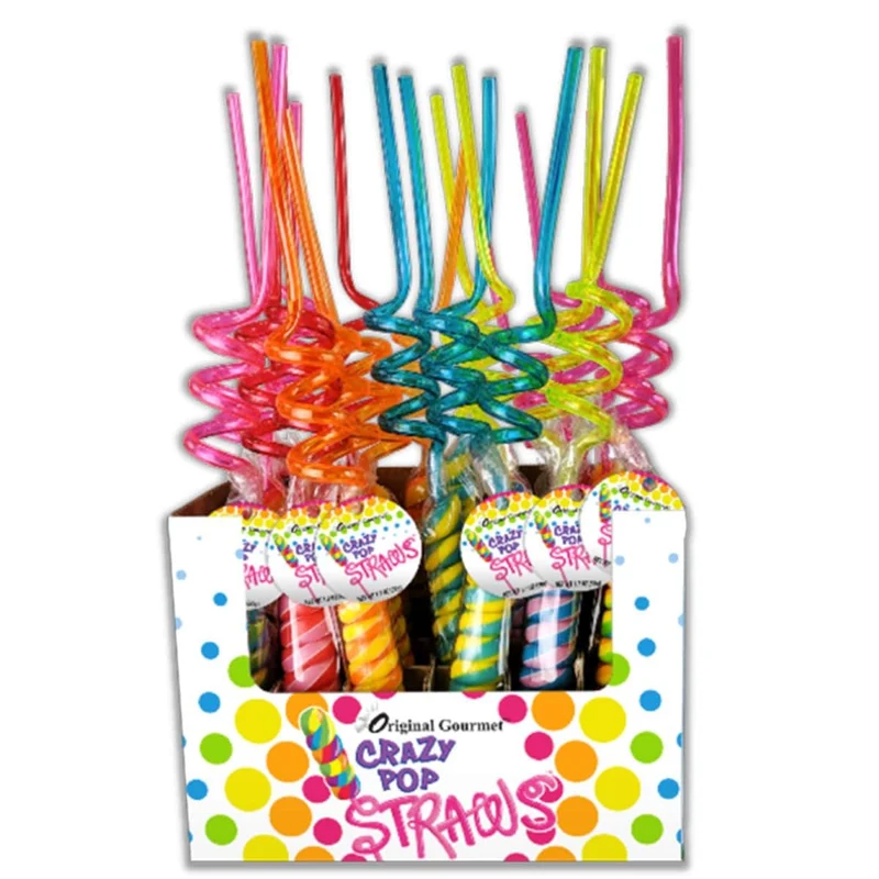 Crazy Pop Straws, Assortment, 1 Count
