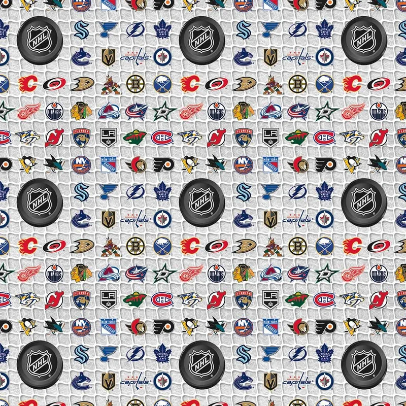 Hockey NHL Gift Wrap Roll, 5 ft