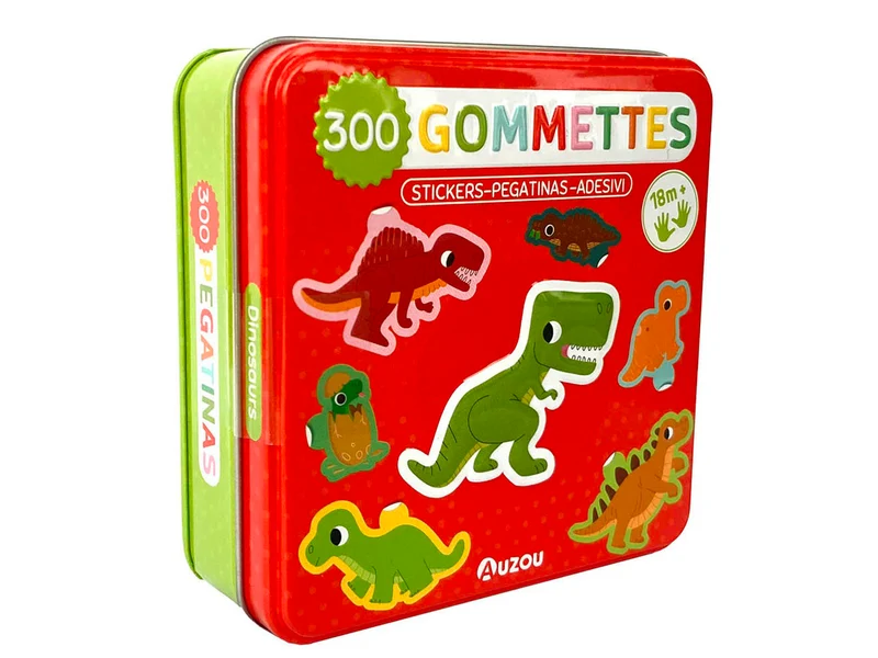 300 Gommettes Dinosaures 18 mois - Auzou