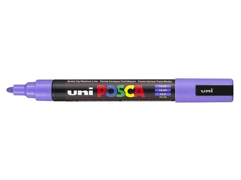 Marqueur posca - pointe moyenne 2,5 mm - Lilas - PC5M
