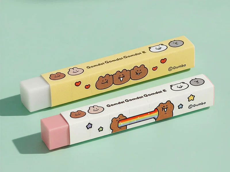 Gomme ours slim blanche