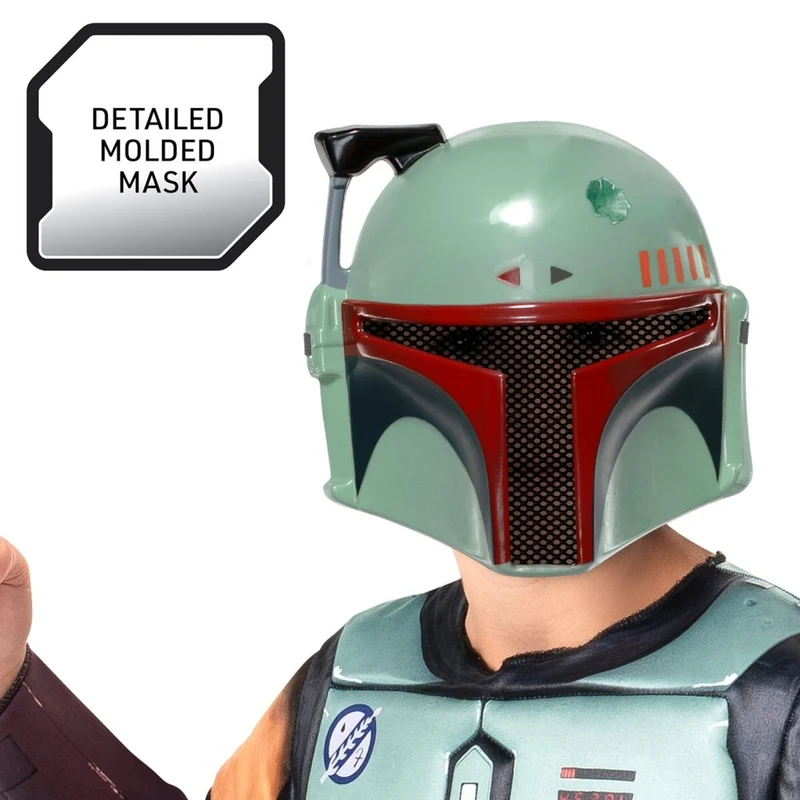 Disney Star Wars Boba Fett Costume for Kids, Padded Jumpsuit