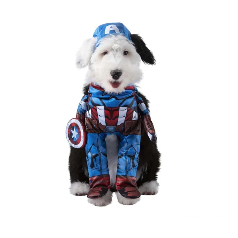 Marvel Avengers Captain America Costume for Dogs