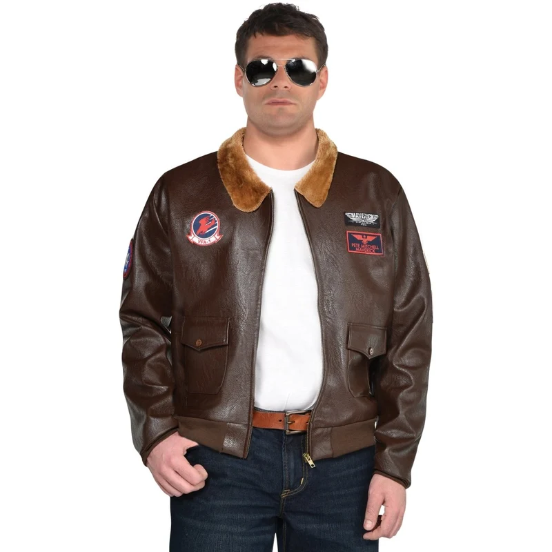 Top Gun Maverick Plus Size Bomber Jacket for Adults