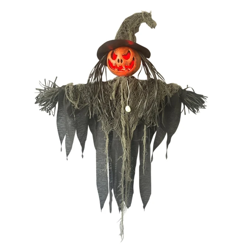 Hanging Light Up Scarecrow, 36 in