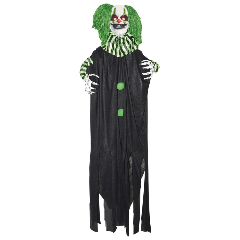 Hanging Light Up Clown, 47 in
