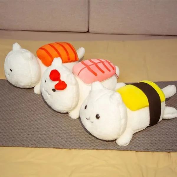 Peluche sushi cat