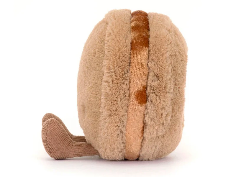 Peluche Amuseables Mona Macaron au Chocolat - Jellycat