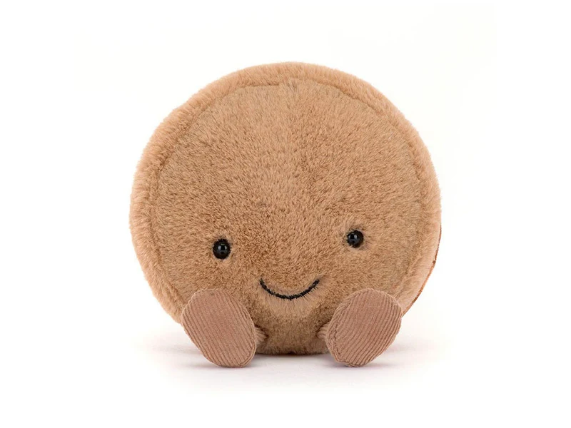 Peluche Amuseables Mona Macaron au Chocolat - Jellycat