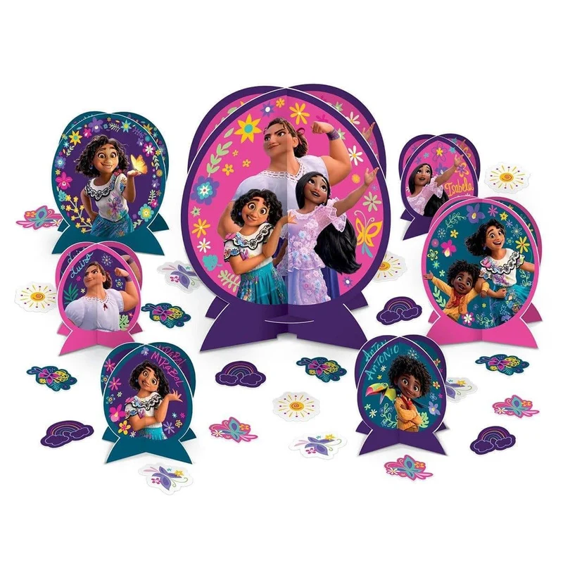 Disney Encanto Birthday Party Table Decorating Kit, 27 pc