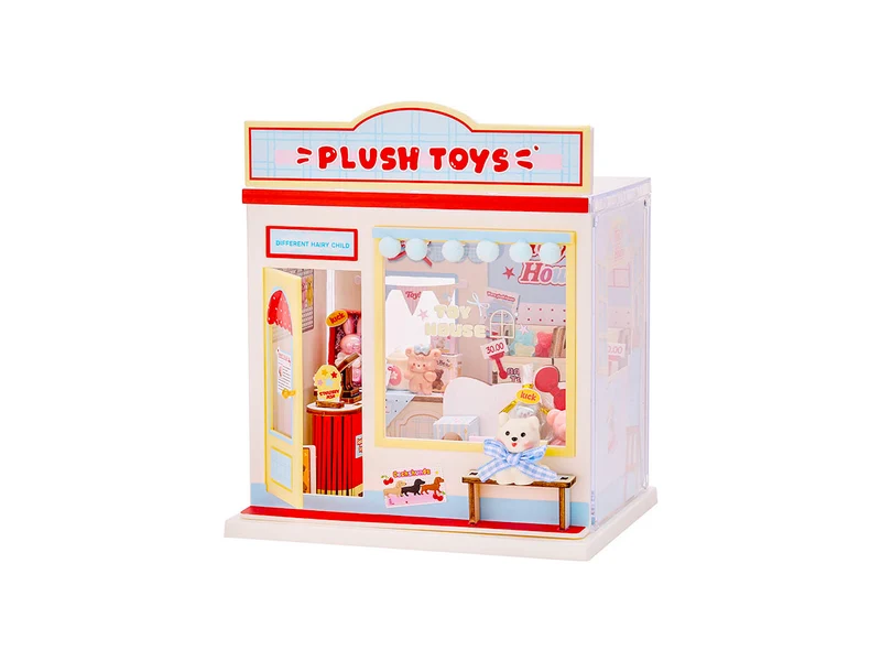 Maquette Mini Shop DIY - Le Petit Salon de toilettage pour peluches - I-Total