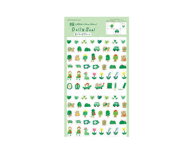 Mini Stickers Greenlife - Daily Seal