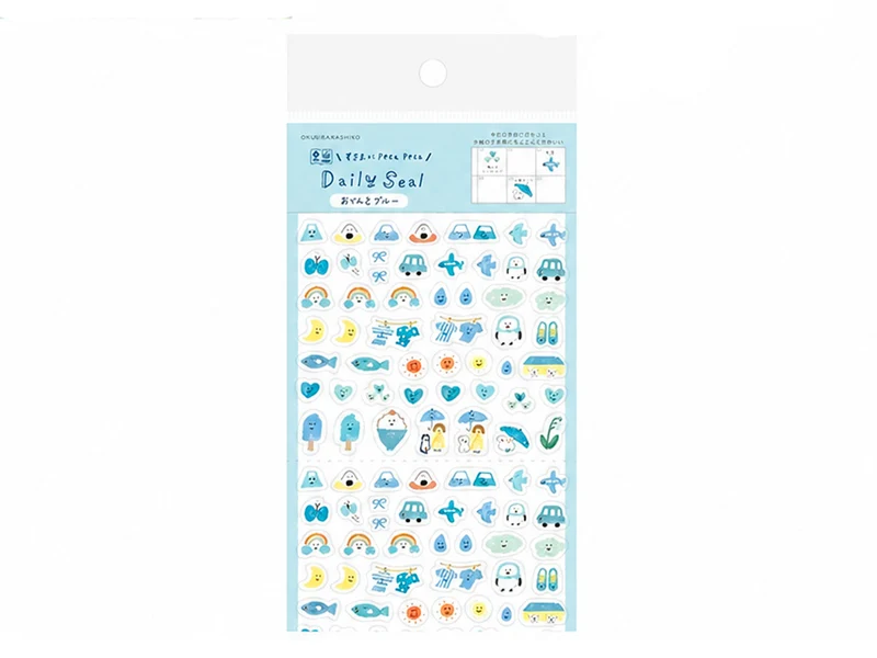 Minis Stickers Le temps bleu - Daily Seal