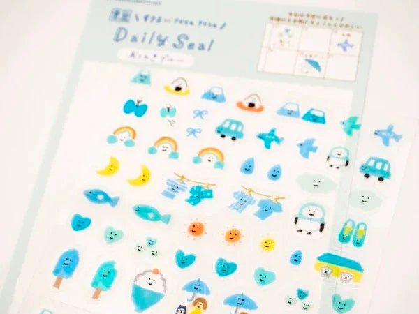 Minis Stickers Le temps bleu - Daily Seal