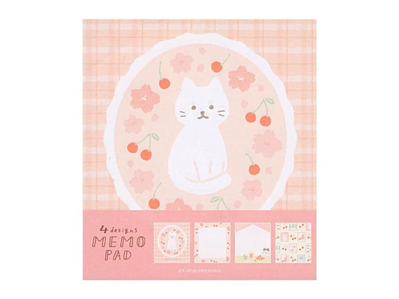 Bloc Mémo 100 feuilles carrées - Spring Cat