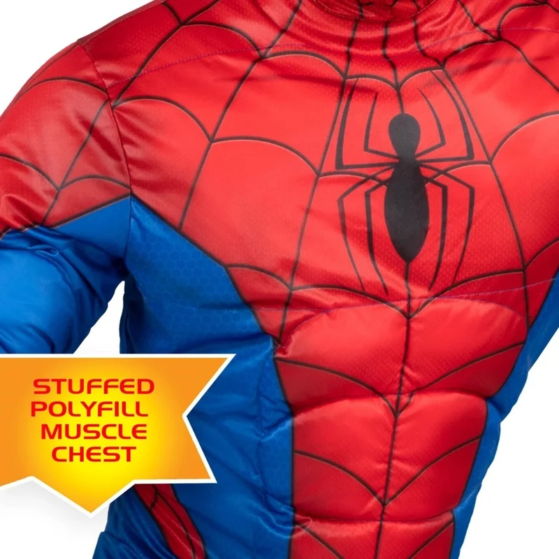 Marvel Spider-Man Costume for Adults, Padded Jumpsuit