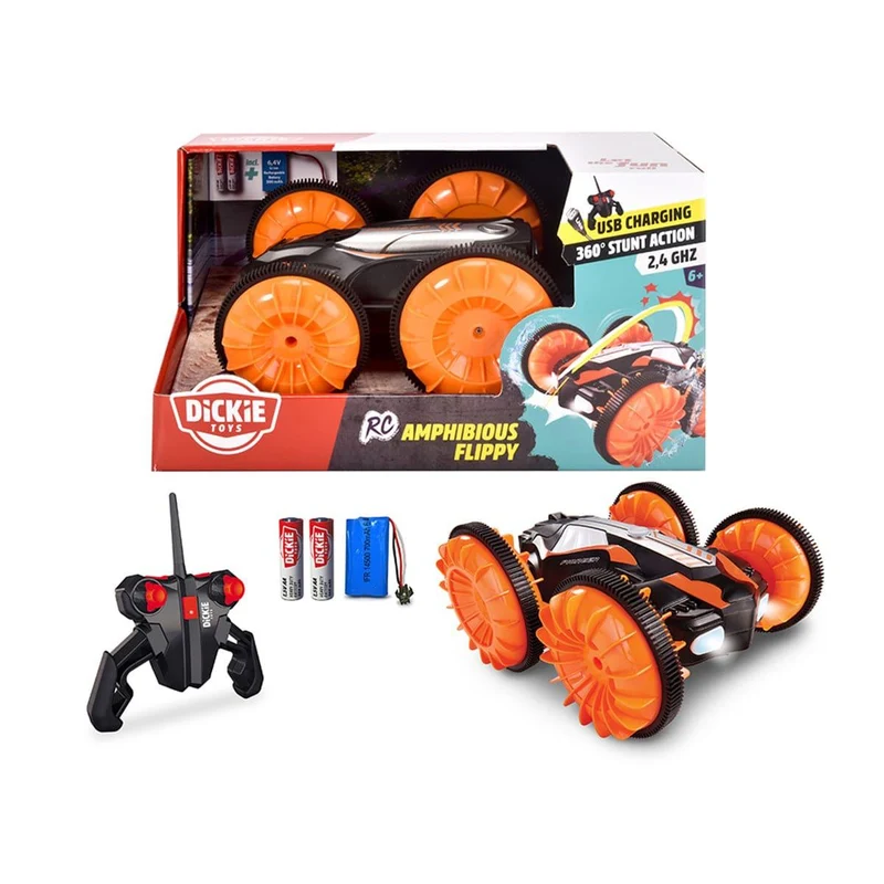 Dickie Toys, Amphibious Flippy, 22 cm