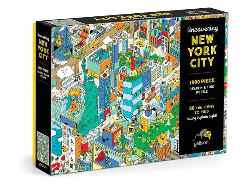 Puzzle Uncovering New York - 1000 pièces - Galison