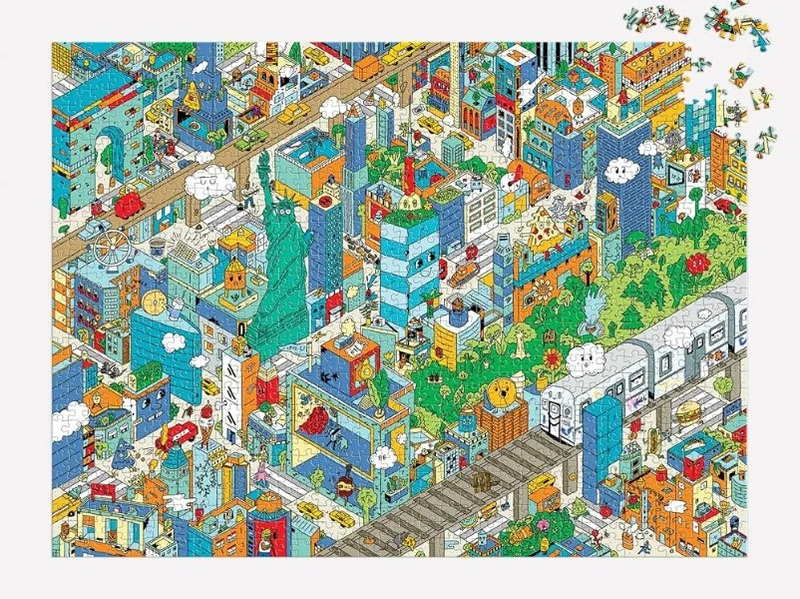 Puzzle Uncovering New York - 1000 pièces - Galison