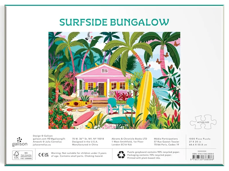 Puzzle Surfside Bungalow - 1000 pièces