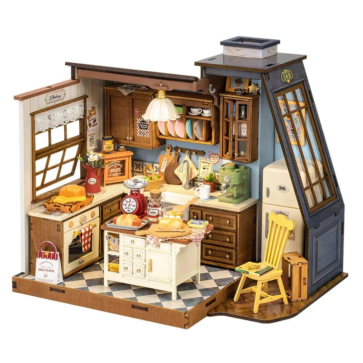 Baking Kitchen Mini House DIY Craft Kit